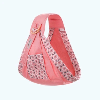 Adjustable baby wrap carrier sling in various colors for comfortable infant nursing