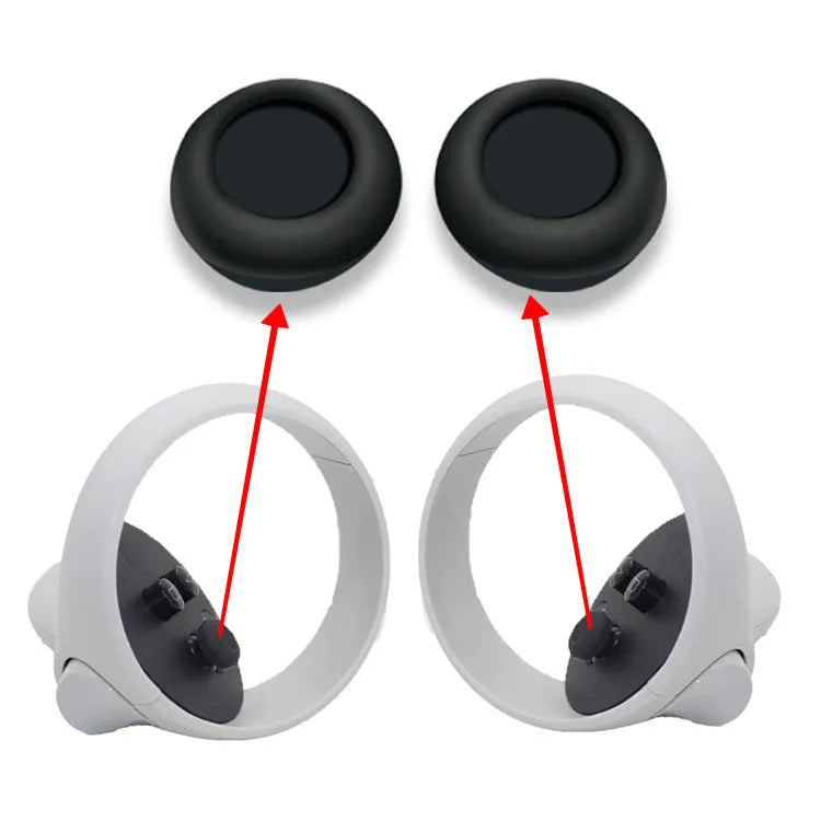Black silicone glasses host set with eye mask and handle accessories for gaming comfort