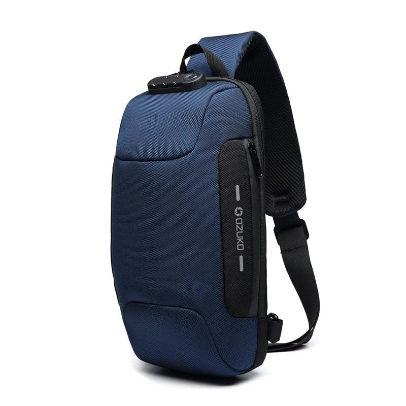 Multifunctional shoulder bag with anti-theft and waterproof features in various colours