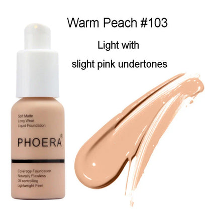 Smooth & Matte Oil Control Concealer Foundation for a flawless, radiant complexion