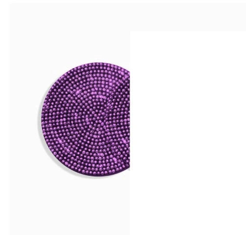 Bling car coasters with crystal rhinestones for cup holders, available in multiple colours