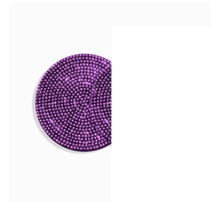 Bling car coasters with crystal rhinestones for cup holders, available in multiple colours