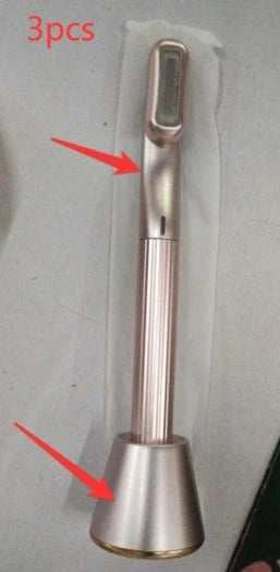 360 Degrees Rotary Eye Massage Wand with Red LED Light Therapy for skincare