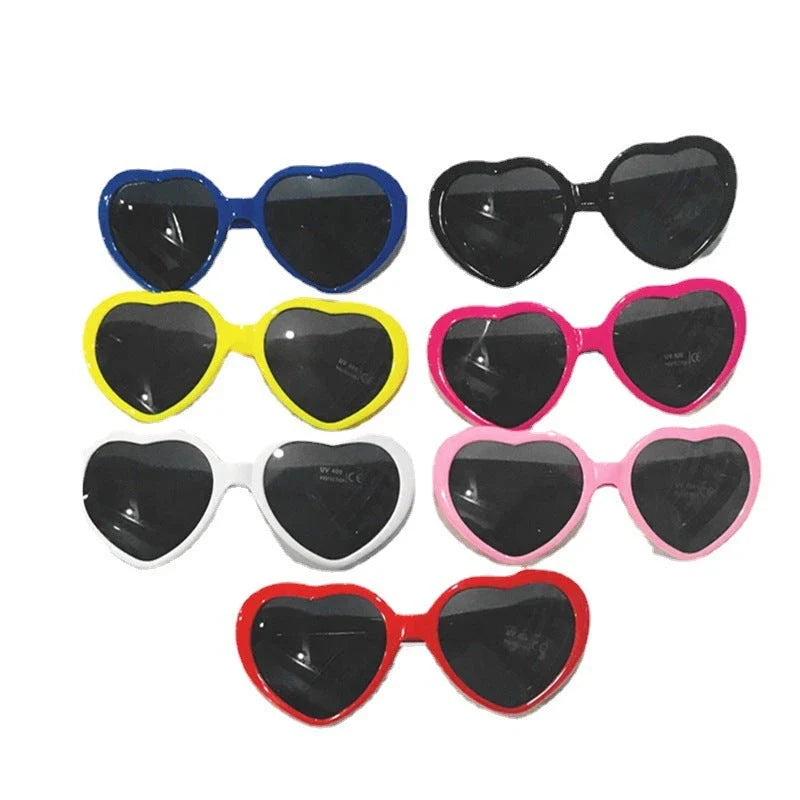 Night Lights Change Love Special Effects Glasses with heart-shaped light transformation