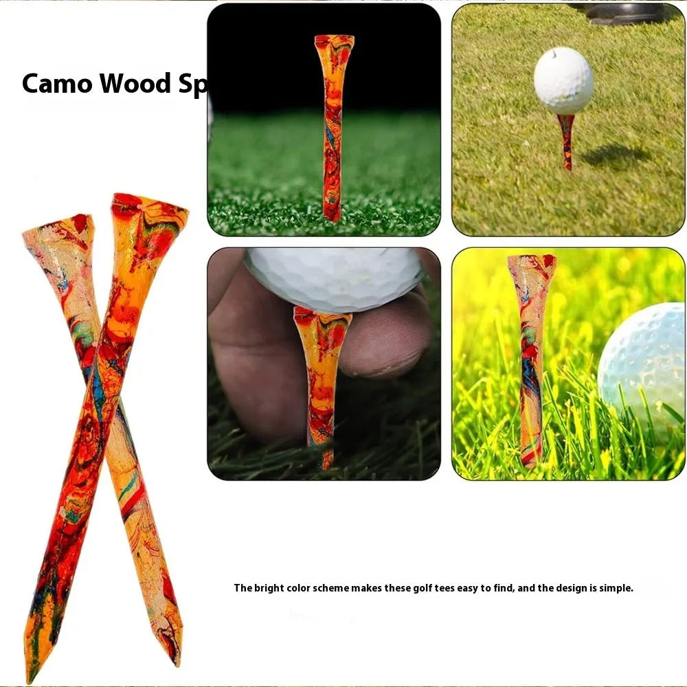 Colourful 70mm golf ball holders set of 50 pieces for training practice
