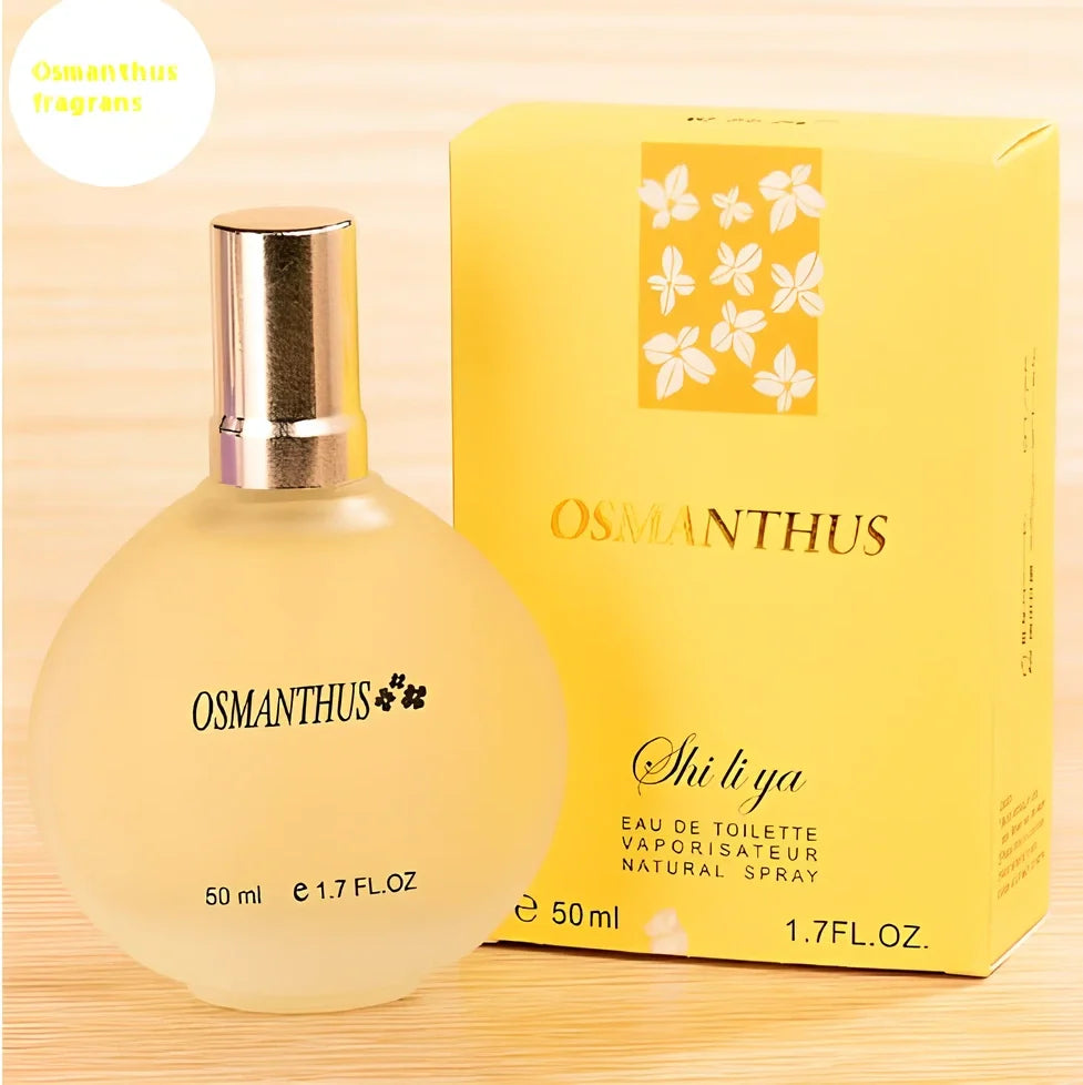 Women's floral perfume set with 50ml jasmine, rose, osmanthus, lily, lavender bottles light 3-7% scents