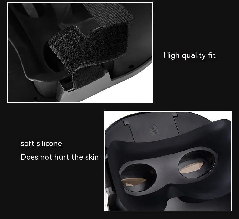 LED luminous face changing mask with colourful display and pre-cut eyeholes