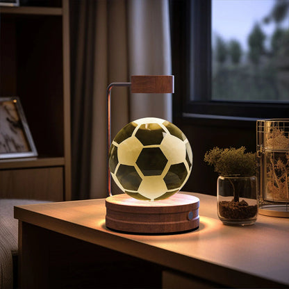 Dazzling crystal ball nightlight with captivating cosmic designs, creating a warm, soothing ambiance in your home