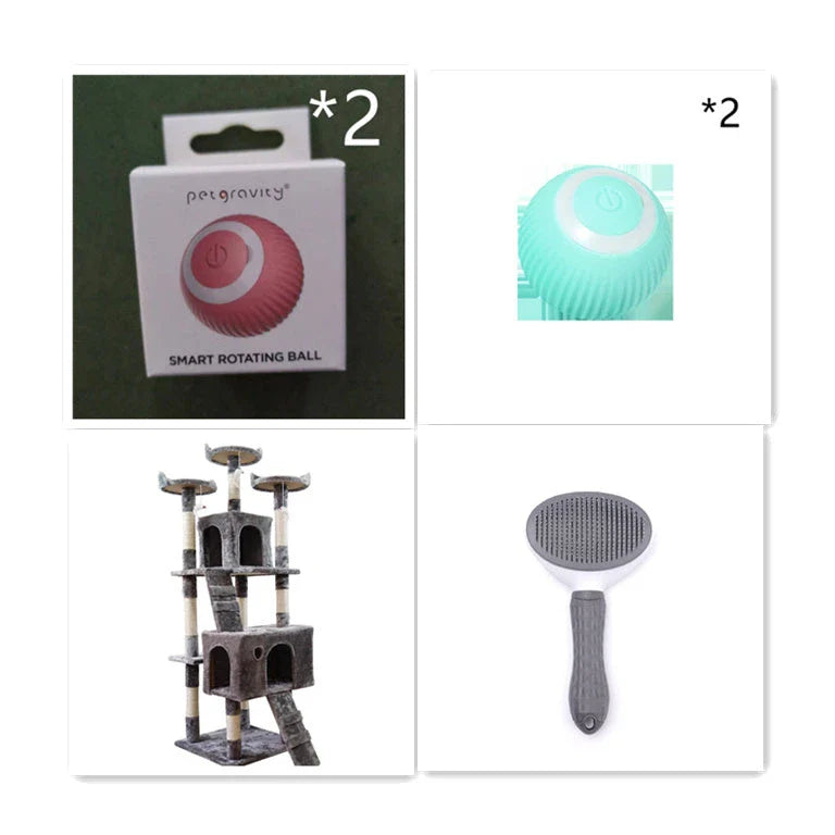 Cat Gravity Intelligent Rolling Ball Tease Toy with bionic motion technology