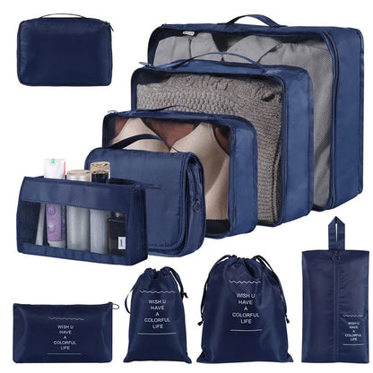 Home Fashion Simple Solid Colour Storage Bag Set in various colours