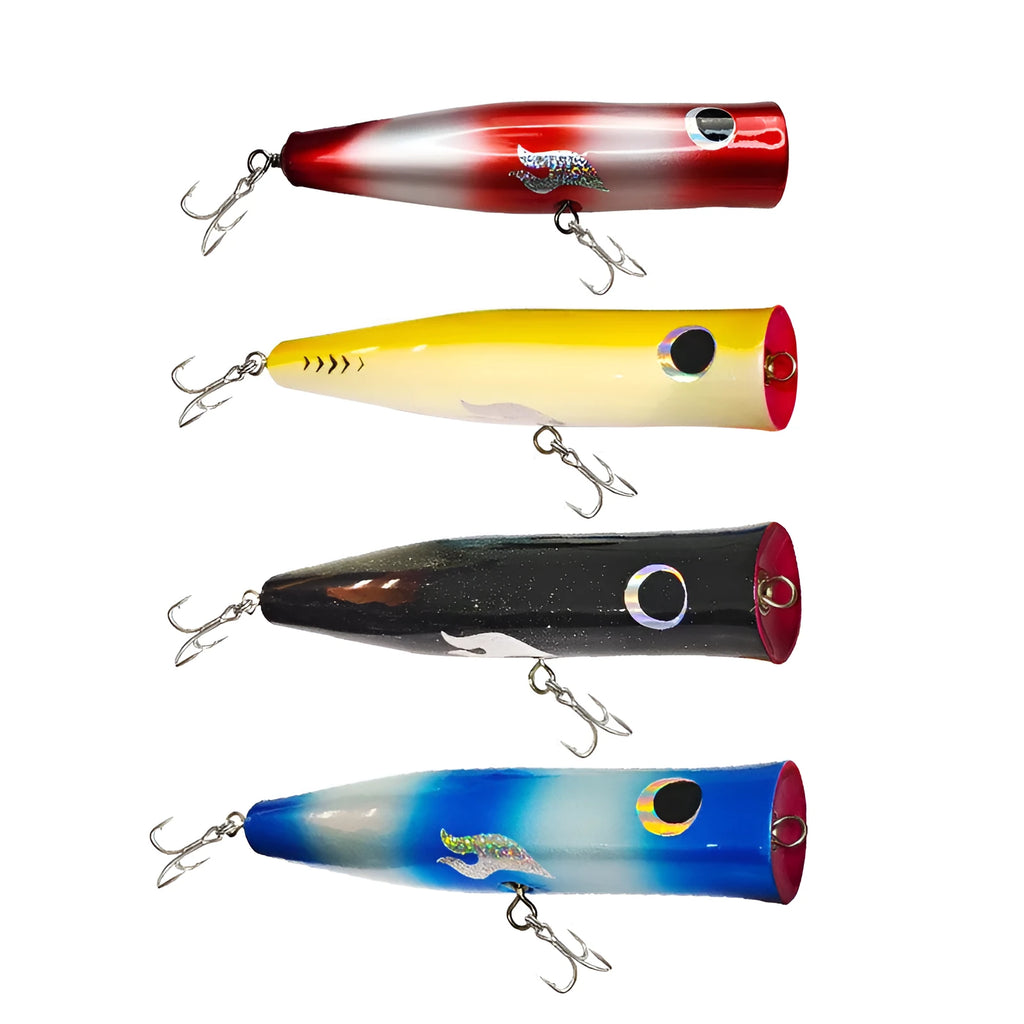 Wooden bionic sea fishing bait 20.5cm in black colour for outdoor sports fishing gear