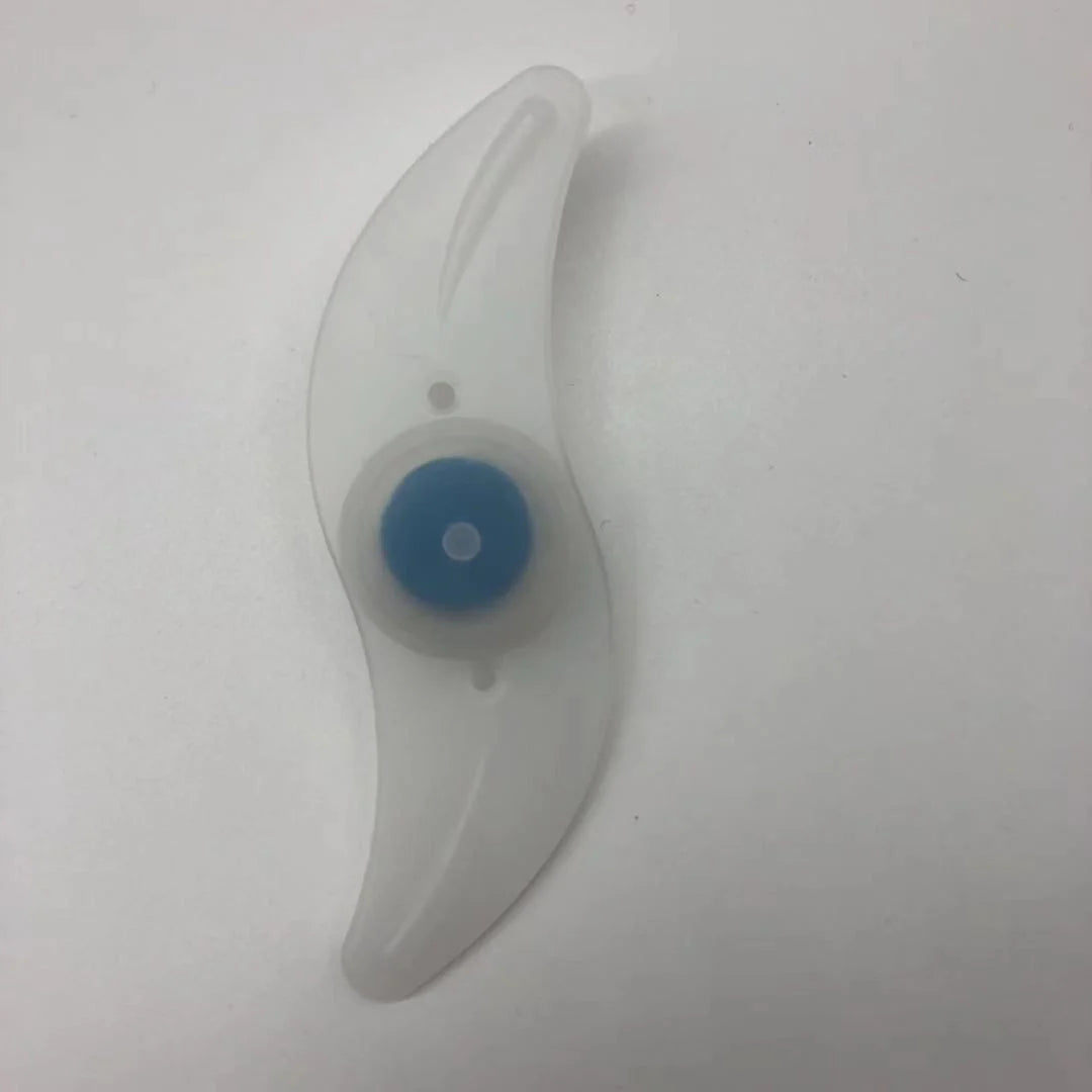 LED bicycle spoke lights attached to bike wheel, showcasing visibility and style options