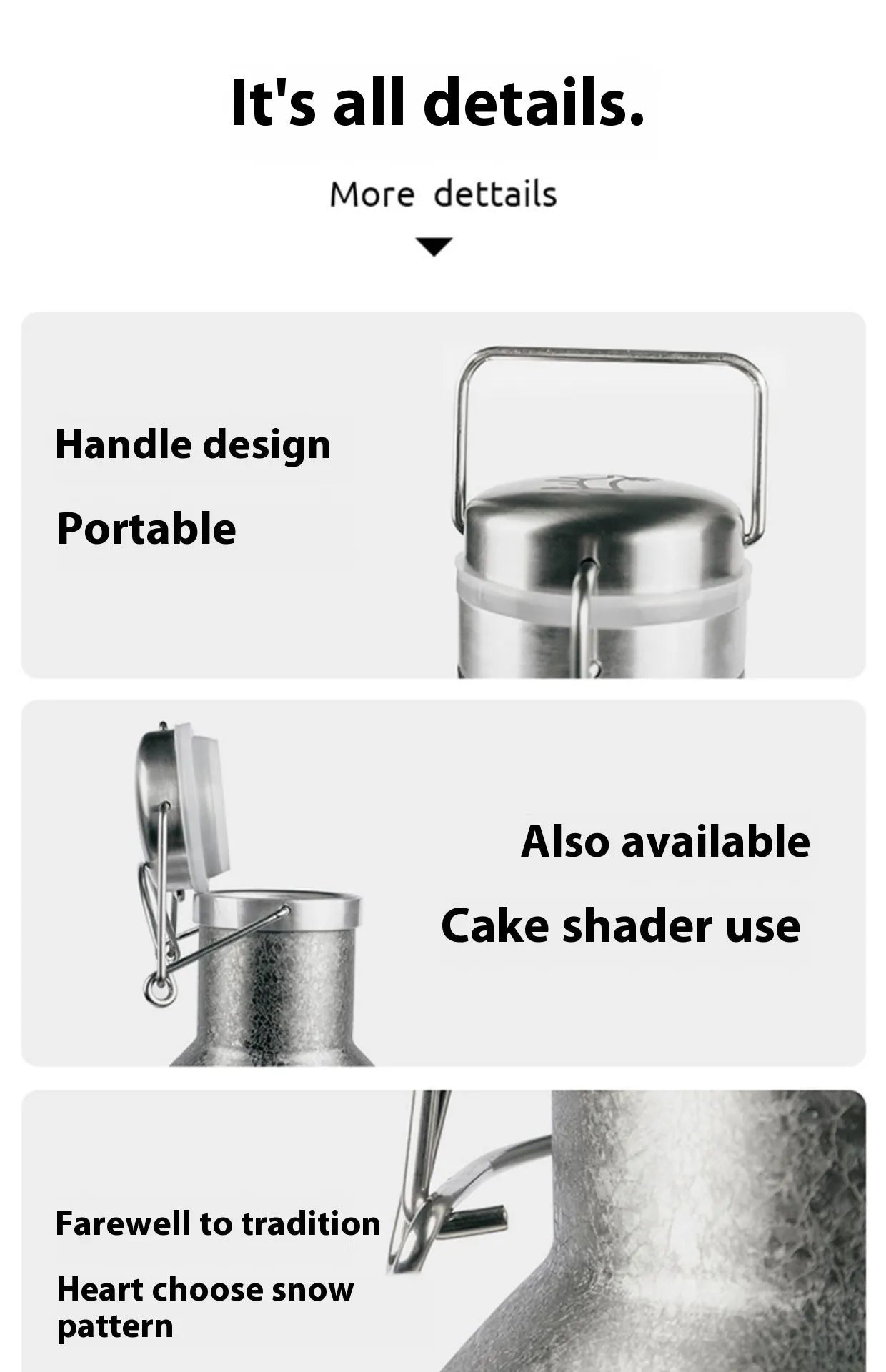 Stainless steel thermal pot with large capacity, showing single-layer and double-layer insulation options