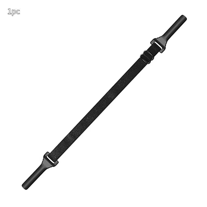 Black adjustable glasses cord with silicone ends for adult and children's eyewear retention