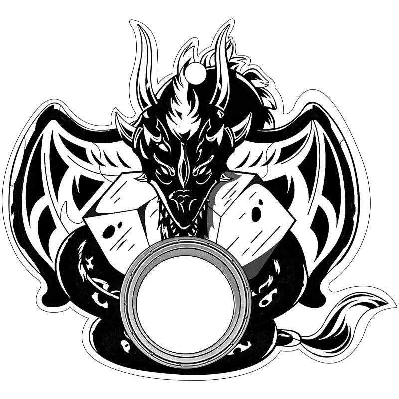 Original Puzzle Gyro Fidget Spinner Keychain for stress relief and focus improvement