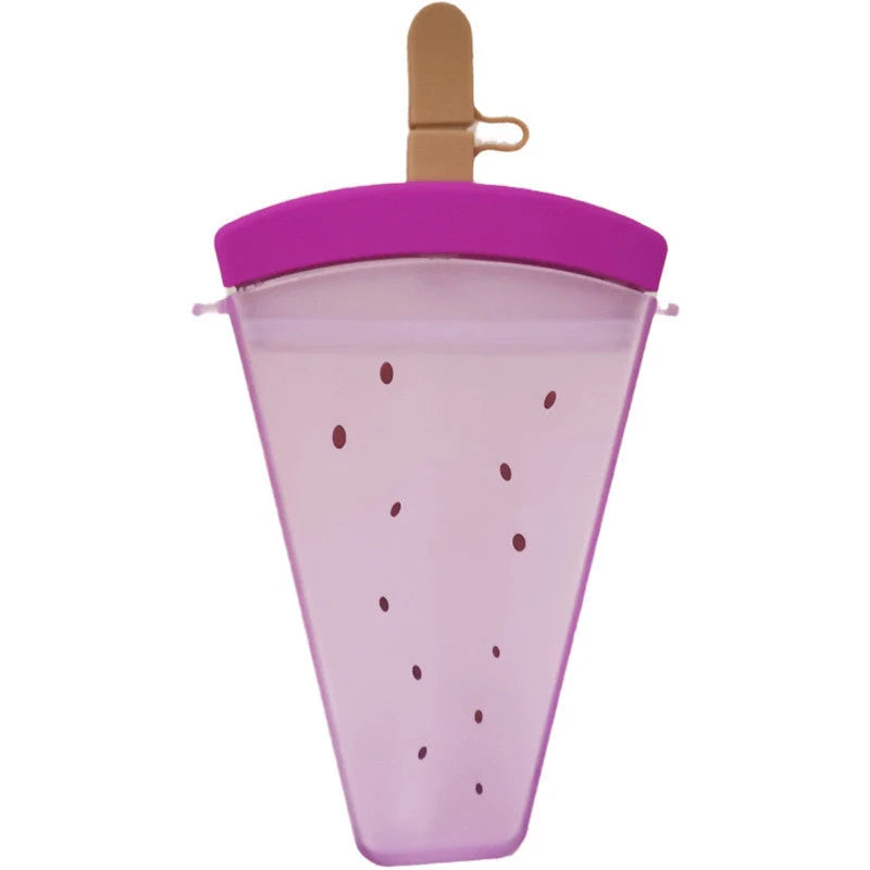 Children's anti-drop popsicle cup with watermelon design, 320ml capacity