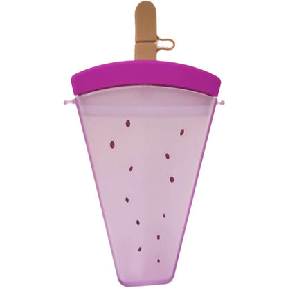 Children's anti-drop popsicle cup with watermelon design, 320ml capacity