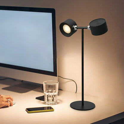 Magnetic Touchable LED USB Rechargeable Table Lamp with 360° rotation and cordless design