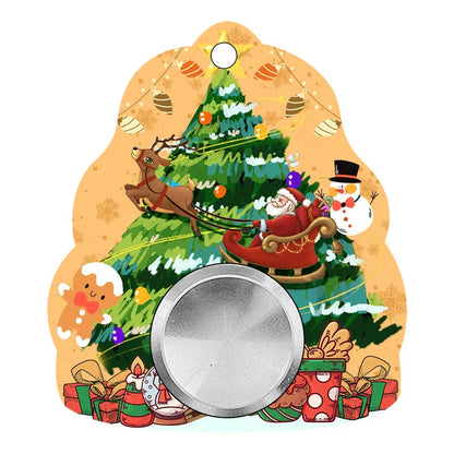 Original Puzzle Gyro Fidget Spinner Keychain for stress relief and focus improvement