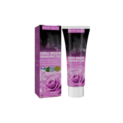 Women's 60ml body care solution in 3.8cm square container with pump dispenser