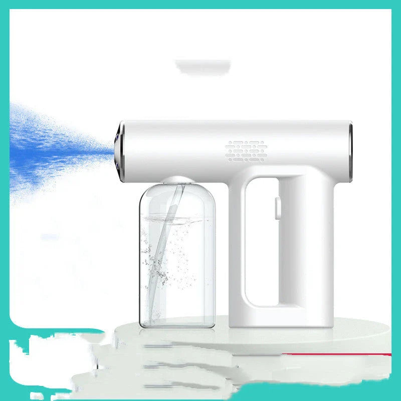 Handheld disinfection spray gun with nano steam atomization technology for effective sanitization of home, car, and more