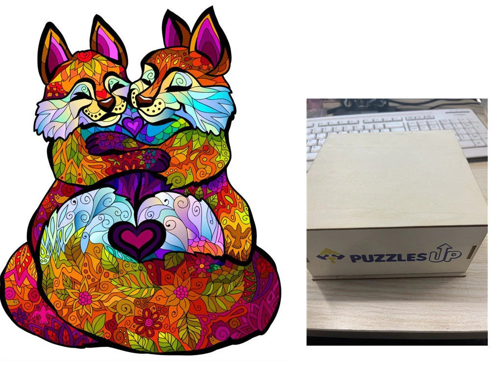 Animal Puzzle Puzzlesup A3 Size With The Box - Detailed wooden puzzle for creative minds