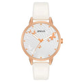 Student Sweet Butterfly Macron quartz wrist watch 36mm dial alloy band titanium buckle pink white