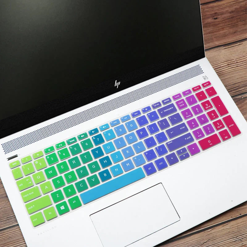 15.6-inch silicone keyboard film for HP Light and Shadow Wizard 4th Generation laptop in various colours
