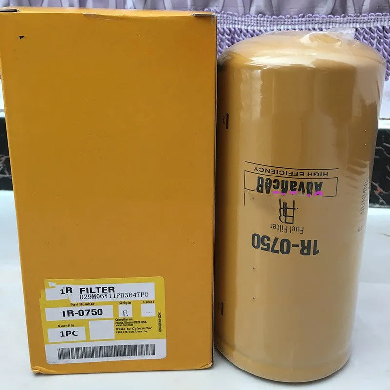 1R-0750 diesel fuel filter element with paper construction