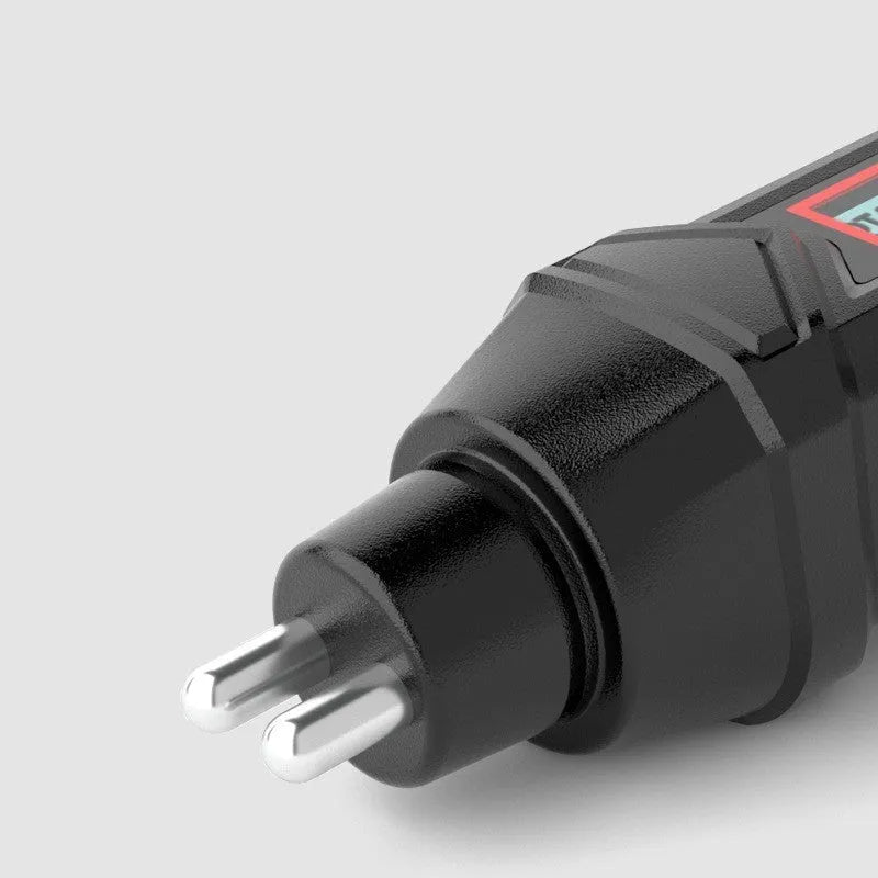Digital LCD display brake fluid tester pen with two test pins and included batteries