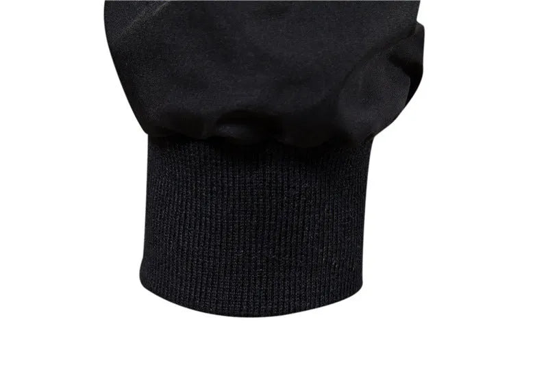 Men's thin casual jacket in polyester available in dark blue, black and army green colours