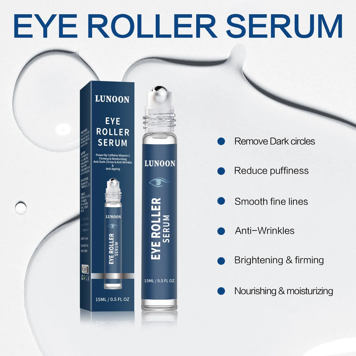 Eye essence cream jar 15ml for moisturising lifting firming and reducing fine lines around eyes