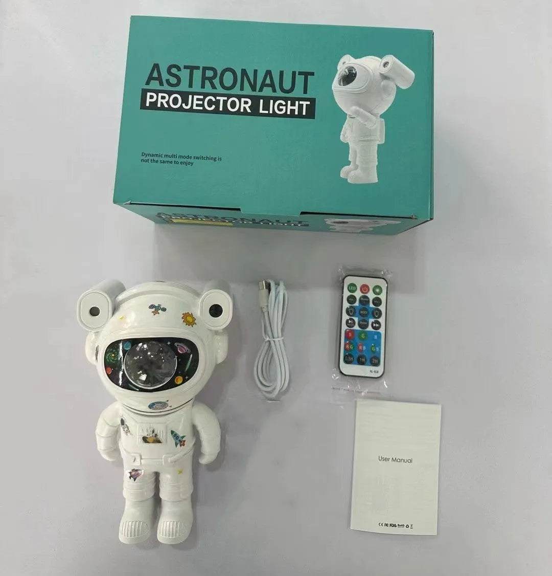 New Aurora Astronaut Nebula Decorative Vortex Projector with remote control and DIY sitting or standing lighting styles