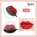 Lazy Lips pearlescent glitter lipstick in DR01 to DR12 shades, 9.8g non-stick cup formula