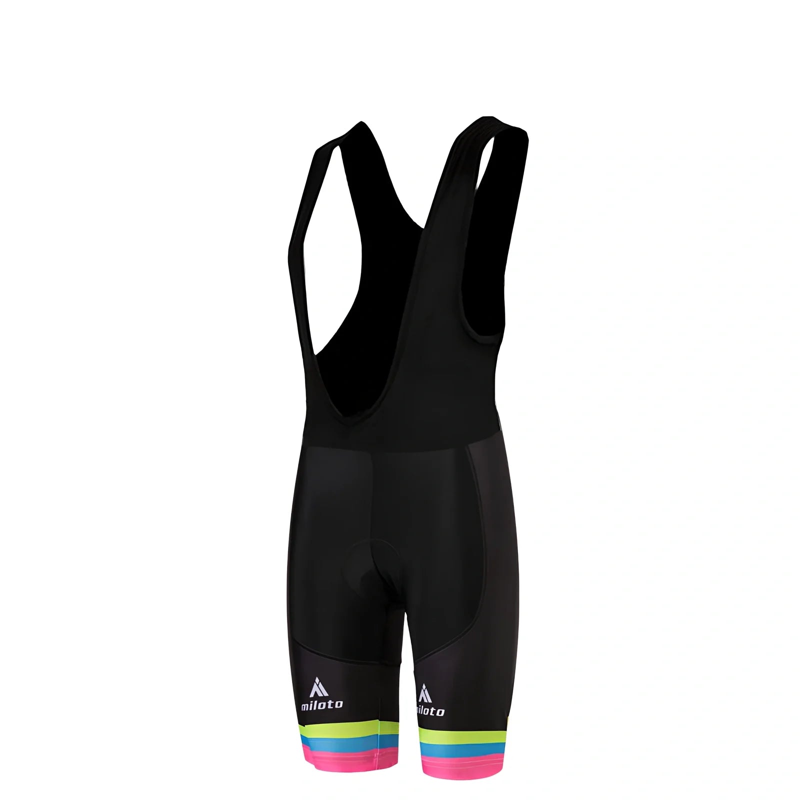 Falina Flamboyant cycling jersey and shorts set in black or white with moisture-wicking fabric