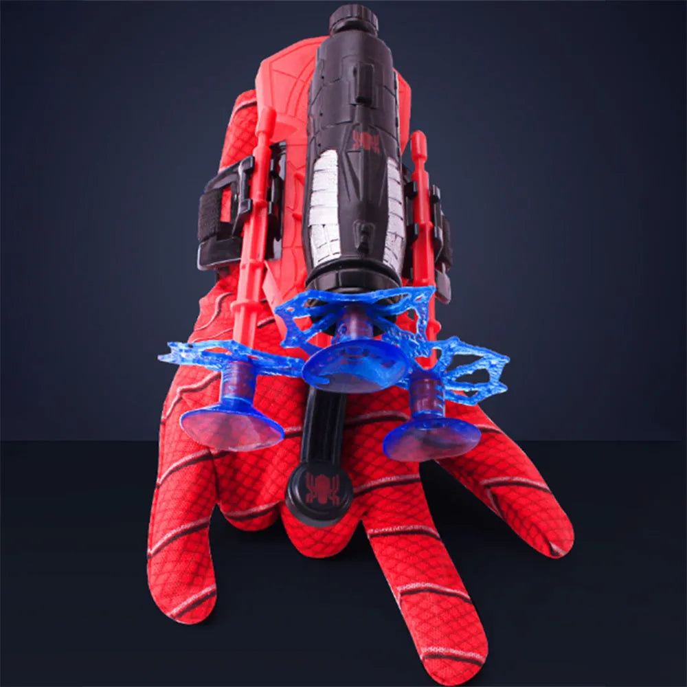 Spider Launcher Hero Upgrade wrist sucker glove transmitter toy set in plastic