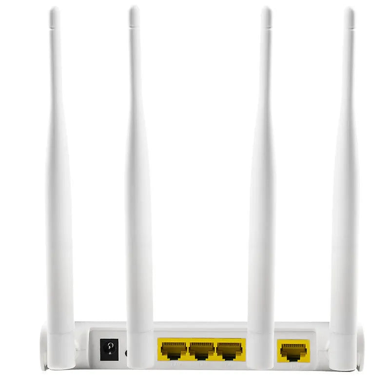 White CPE210 4G LTE wireless router with EU power supply and network cable
