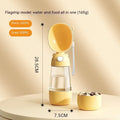 Portable PP dog water bottle in brown, pink, or yellow colour options