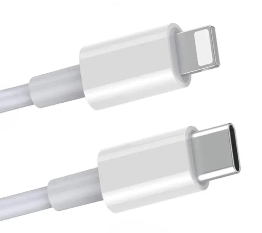 White British Standard 20W PD fast charger with Type-C cable for UK wall sockets