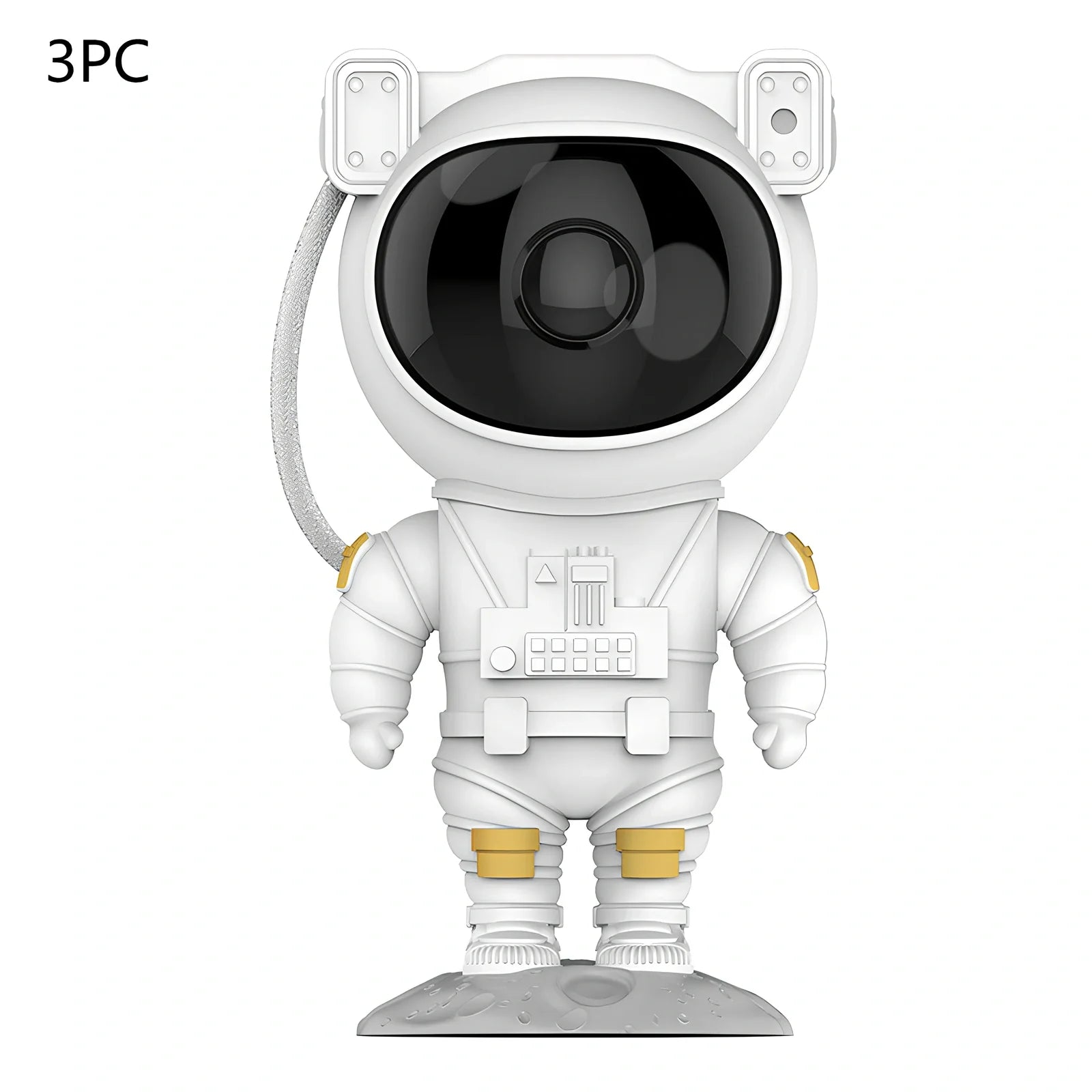 Astronaut galaxy projector showing adjustable nebula and star projection on ceiling