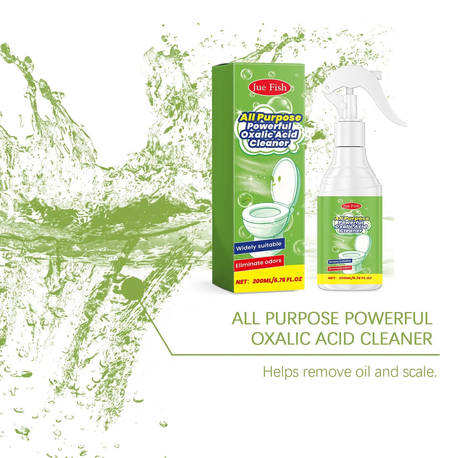 200ml multi-function household grease cleaning spray bottle with trigger nozzle.