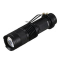 5W UV flashlight with purple light and aluminium alloy body for fluorescence detection