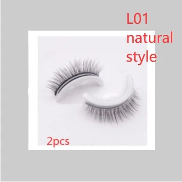 Captivating 3D layered mink-like false eyelashes for bold, voluminous eye makeup looks