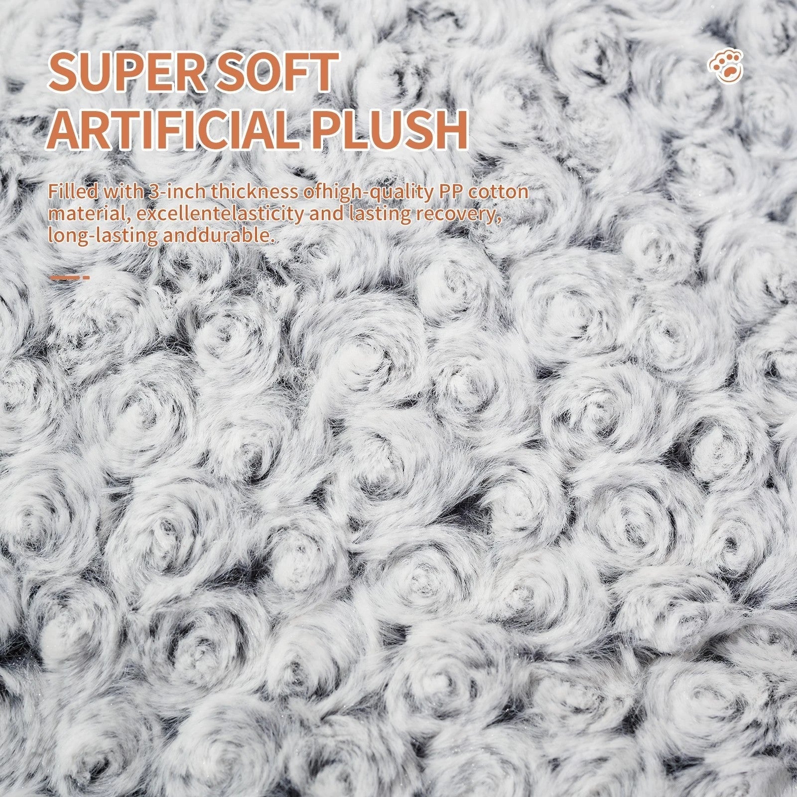 Cozy Velvet Dog Bed - Plush, Supportive Cushion in Rose Velvet for Comfort and Relaxation