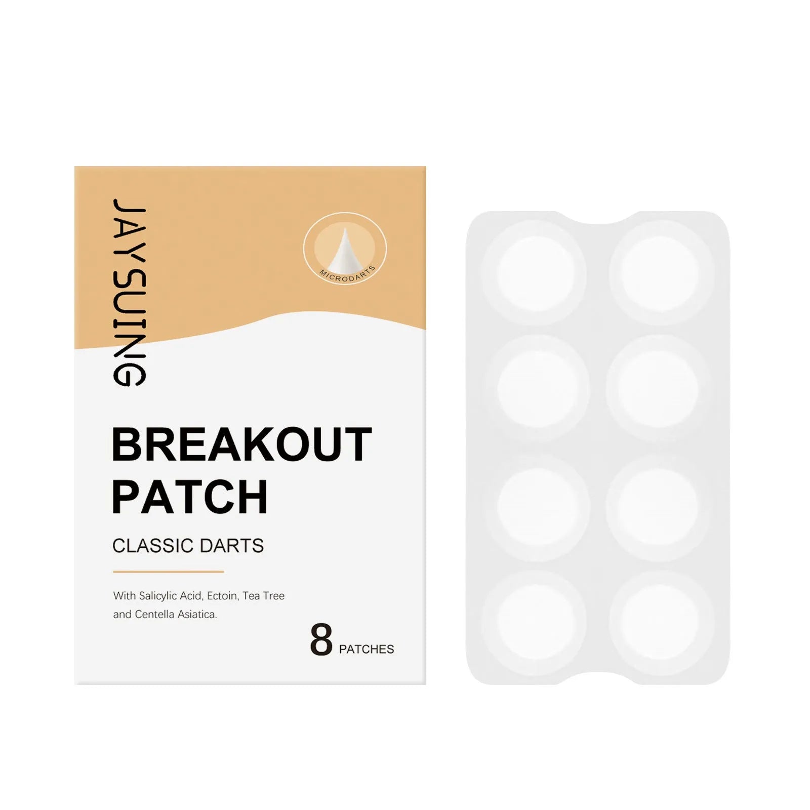 Acne patches with tea tree oil and centella extract in pack of 8 hydrocolloid patches