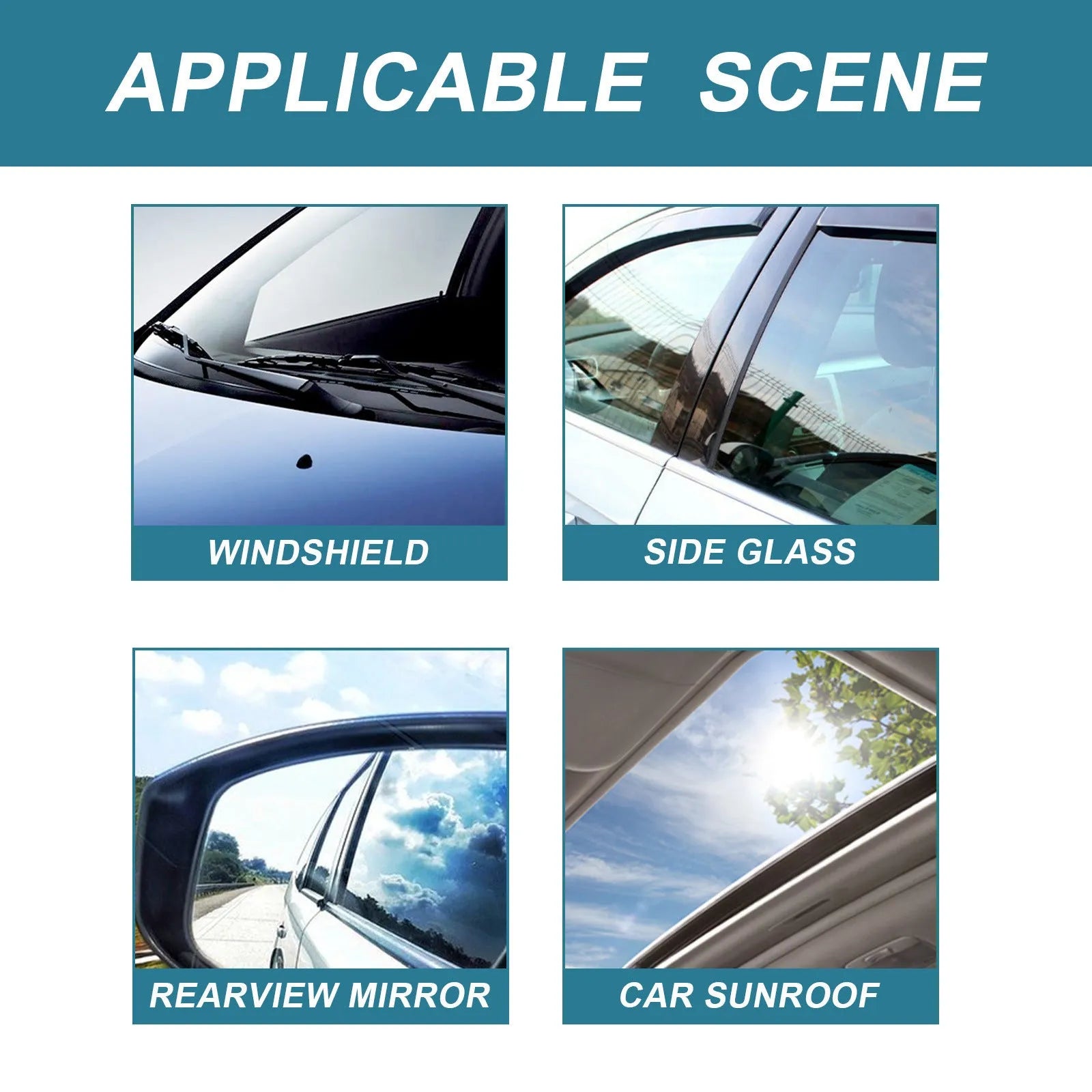 150ml car windscreen defrosting and anti-icing liquid bottle with spray applicator