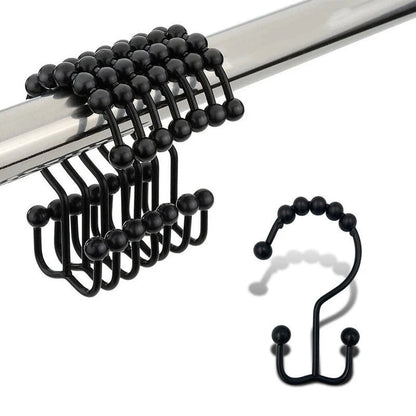 Stainless Steel Mountain-shaped Ball Curtain Hook in various finishes