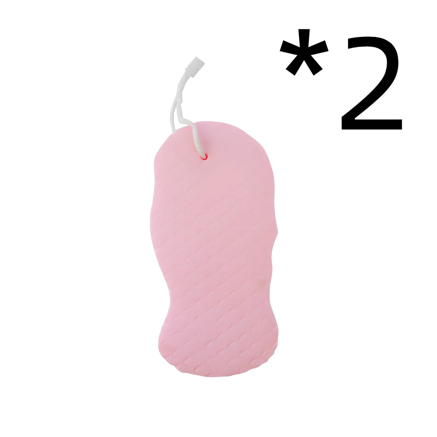 3D fish scale pattern bath sponge for gentle exfoliation and dead skin removal