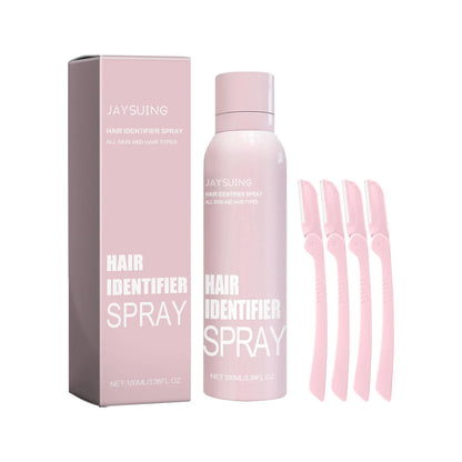 Hair Identifier Spray Set for precise face shaving and skin hydration, 100ml