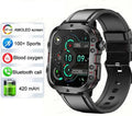 QX11 Smart Bluetooth Watch with TFT touch screen display showing health metrics